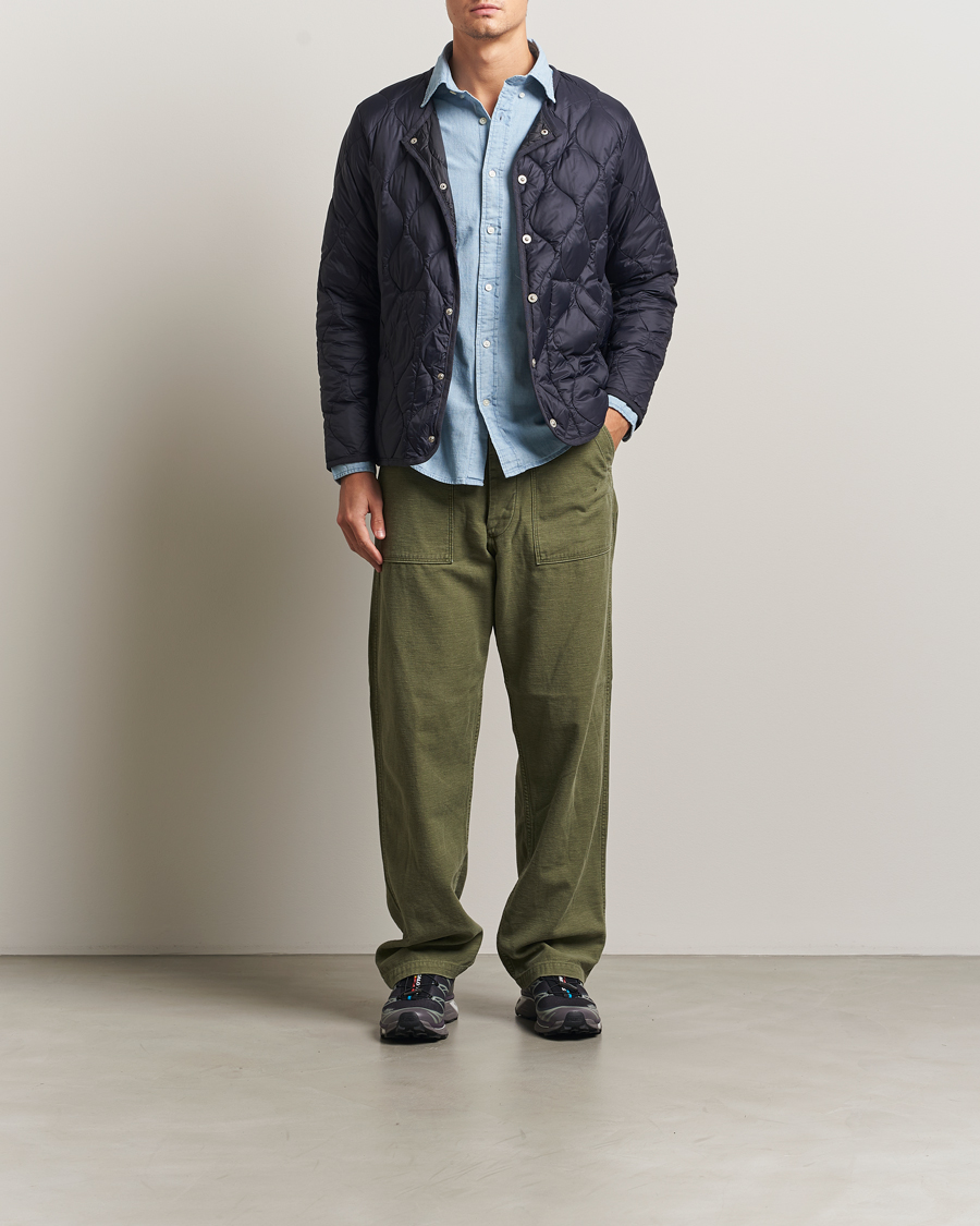Herren | Jacken | TAION | Military Crew Neck Down Jacket Navy