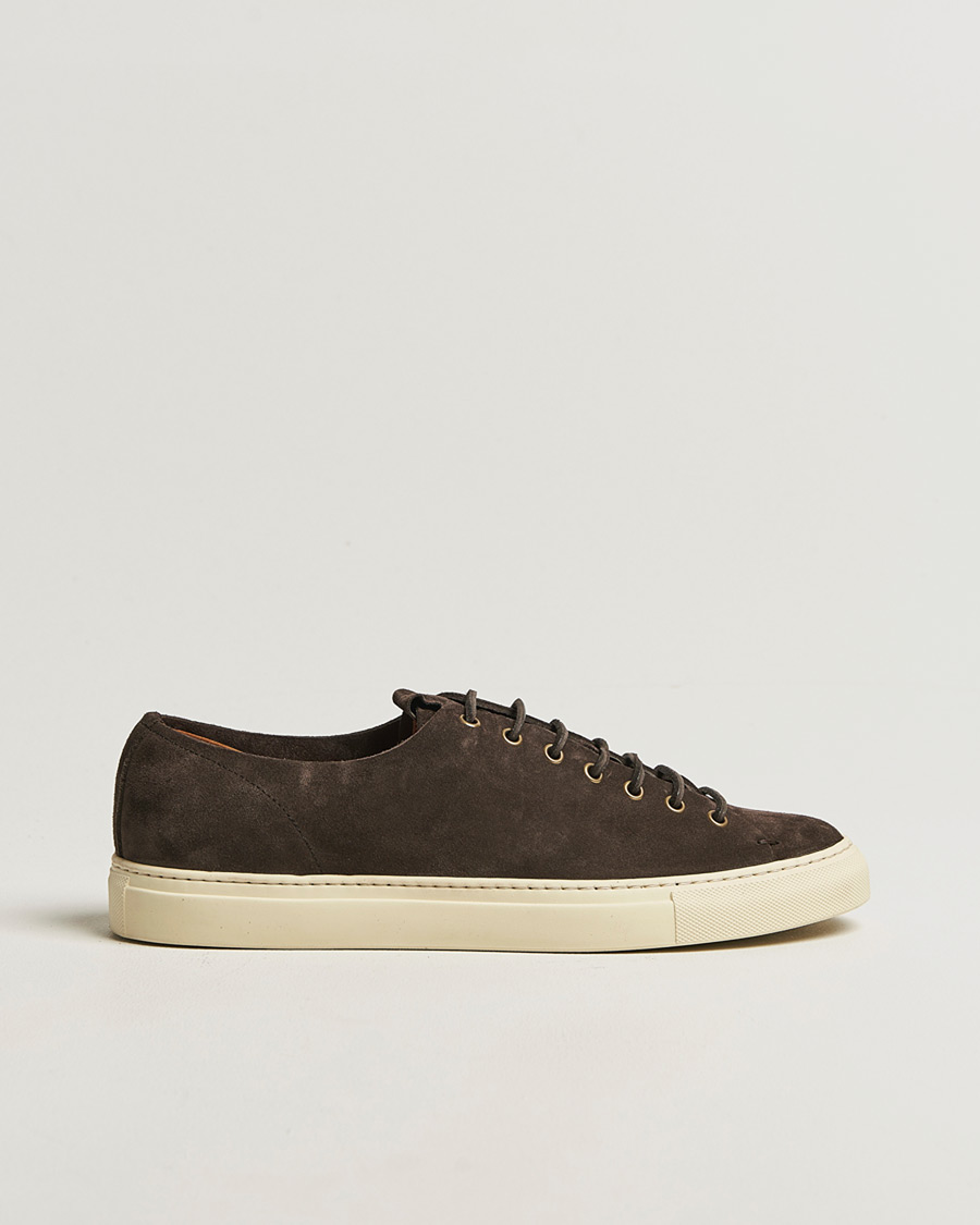 Herren | Sneaker | Buttero | Tanino Suede Sneaker Dark Brown