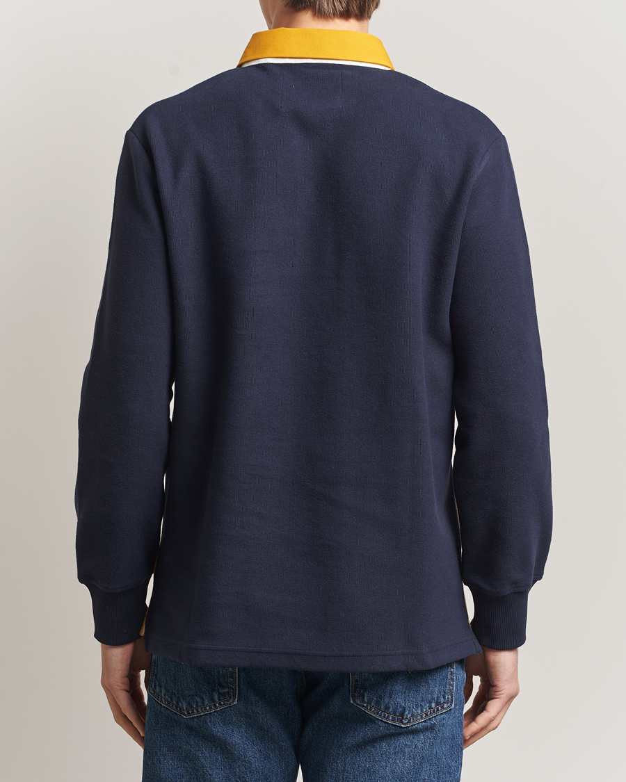 Herren | Pullover | Gant | Blocked Heavy Rugger Evening Blue Multi