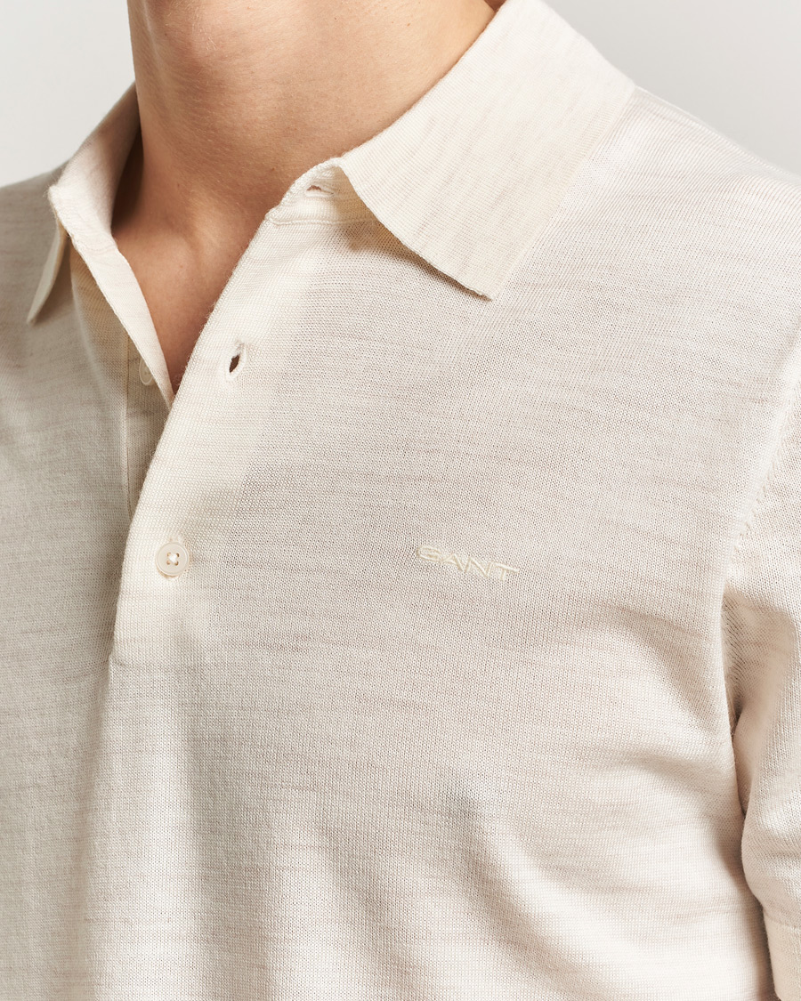 Herren | Poloshirts | Gant | Extrafine Merino Polo Seed Melange