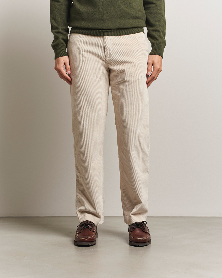 Herren | Hosen | Gant | Straight Fit Corduroy Trousers Putty
