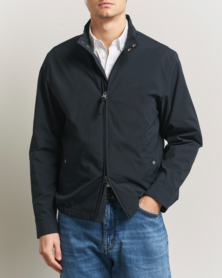 Herren | Jacken | GANT | Lightweight Harrington Jacket Black