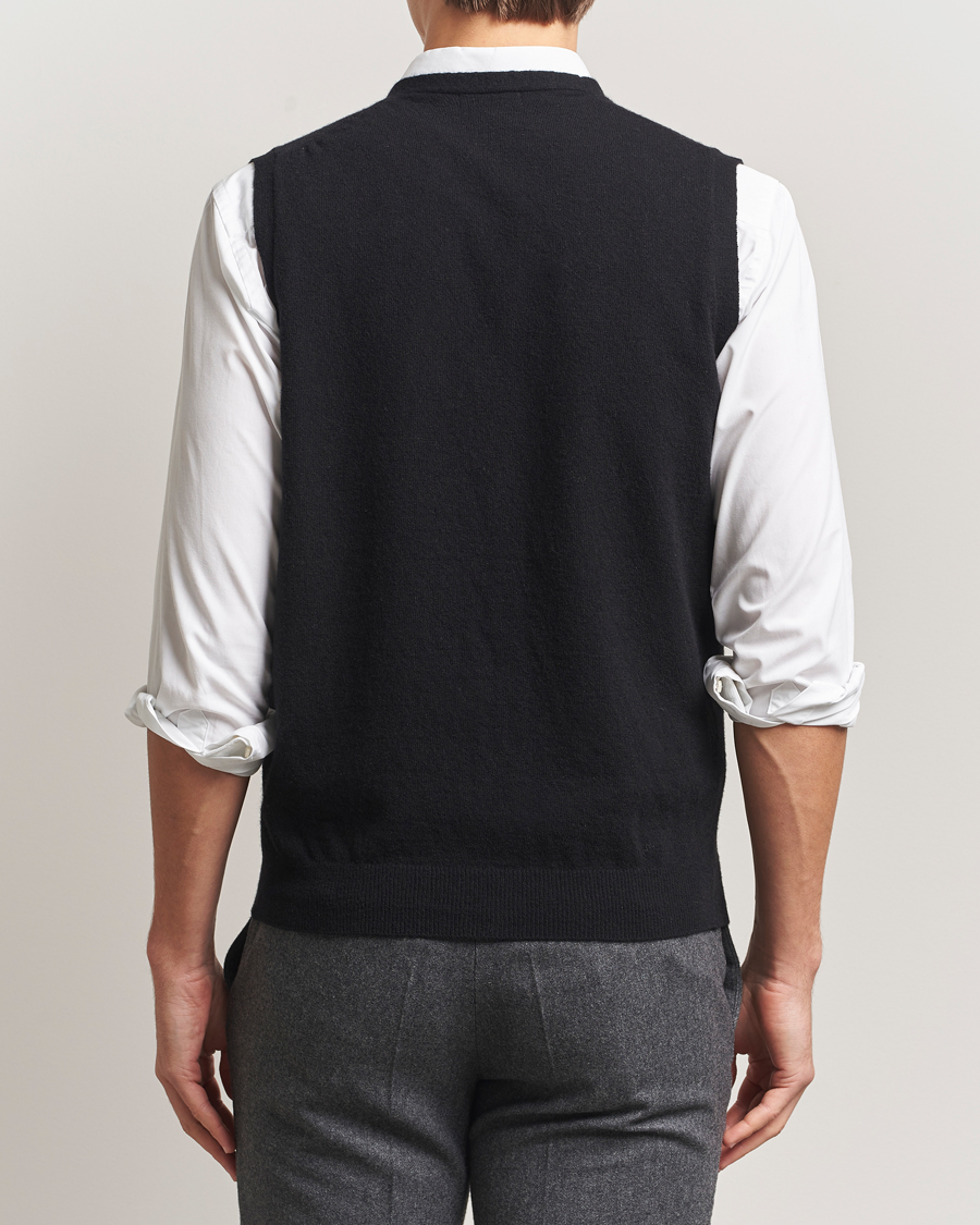 Herren | Pullover | Oscar Jacobson | Guiseppe Buttoned Vest Black