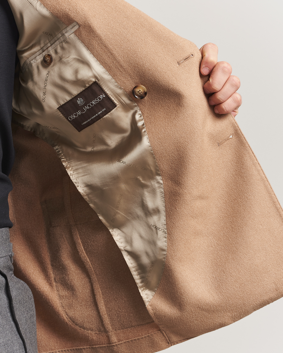 Herren | Sakkos | Oscar Jacobson | Farris Baby Camel Loro Piana Blazer Beige