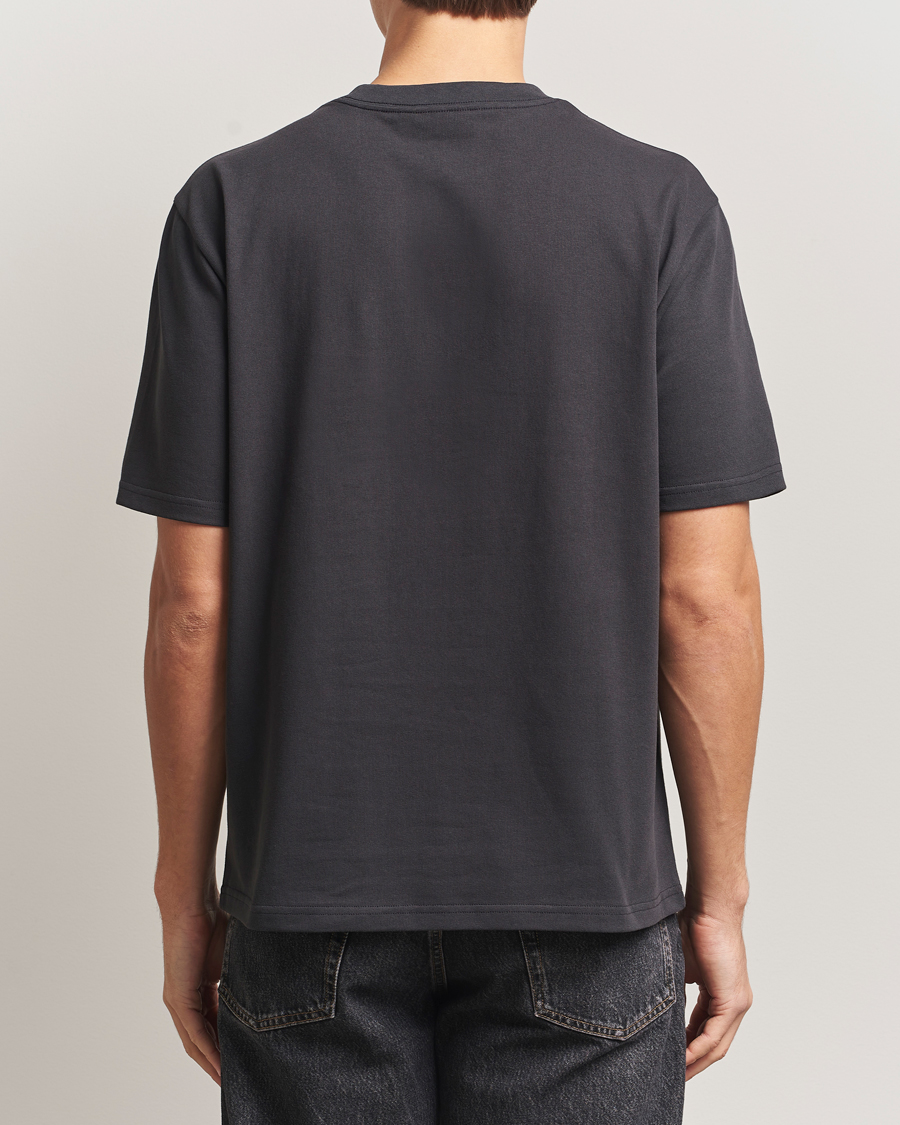 Herren | T-Shirts | J.Lindeberg | Hale Printed Crew Neck T-Shirt Black