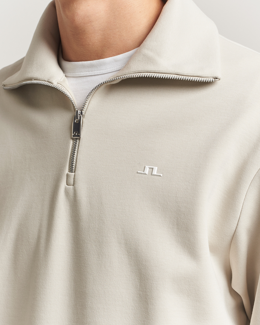 Herren | Pullover | J.Lindeberg | Callan Jersey Half Zip Moonbeam