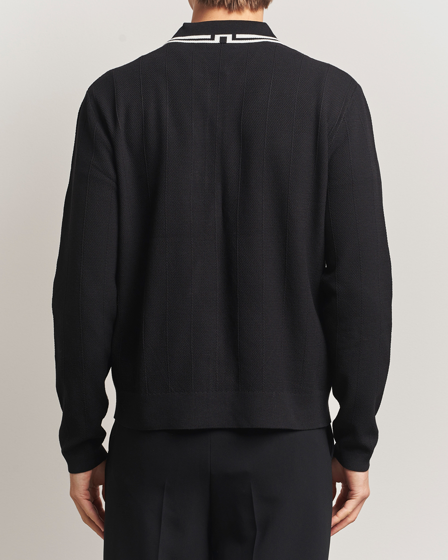 Herren | Pullover | J.Lindeberg | Willem Structured Cardigan Black