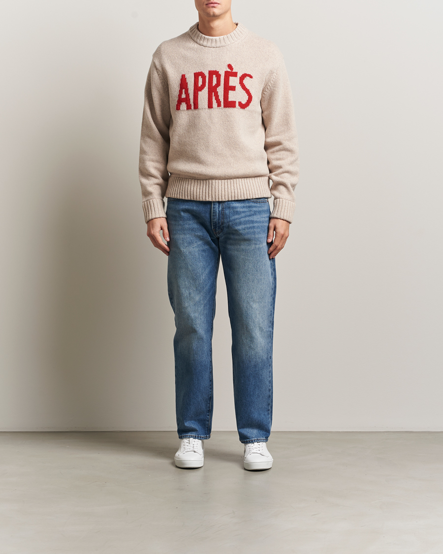 Herren | Pullover | J.Lindeberg | Fabian Graphic Knitted Sweater Moonbeam