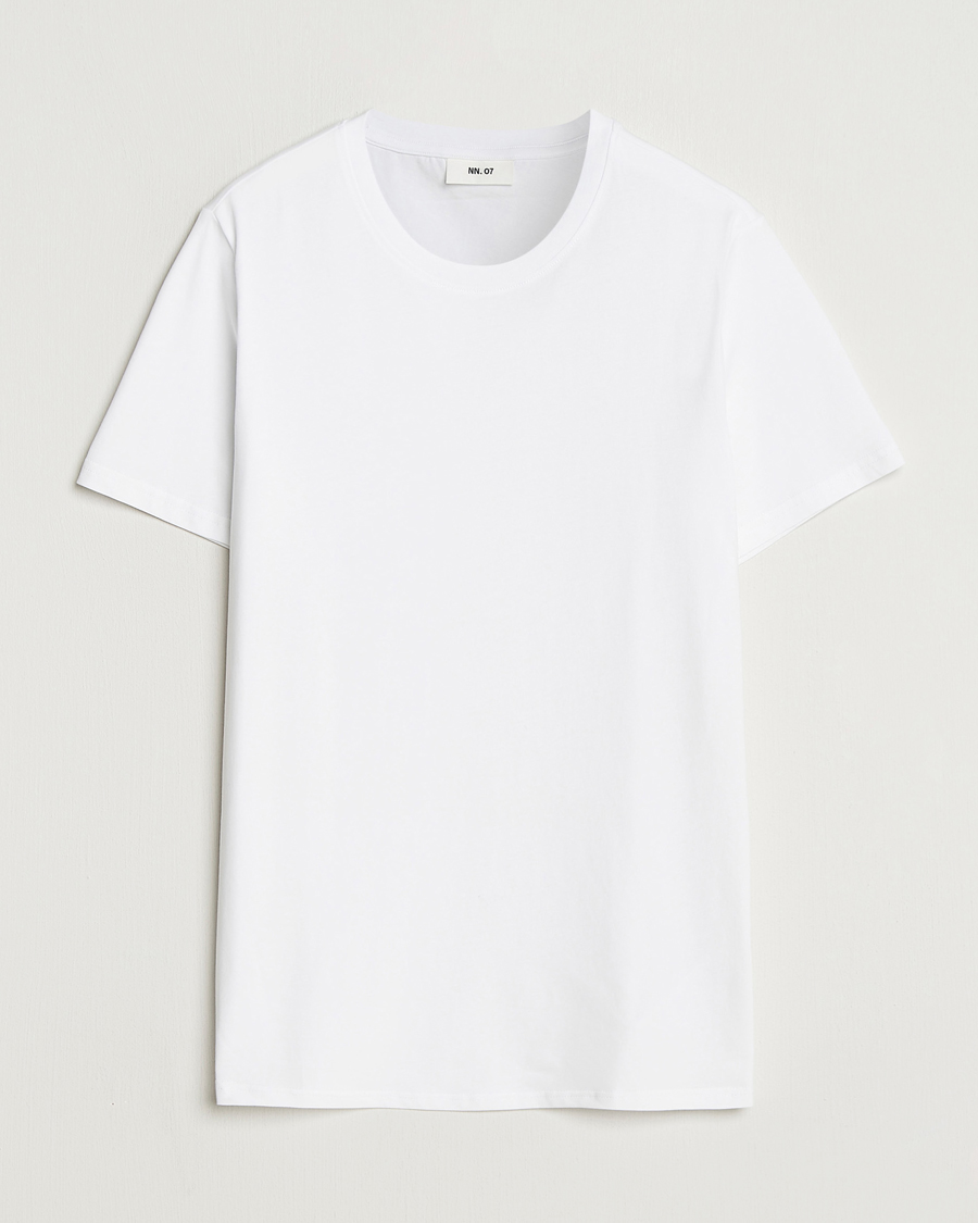 Herren | T-Shirts | NN07 | Percy Crew Neck T-Shirt White