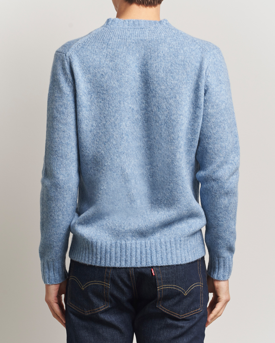 Herren | Pullover | NN07 | Lee Wool Knitted Sweater Denim Blue