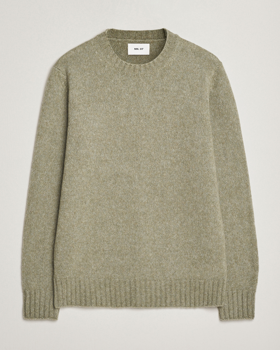 Herren |  | NN07 | Lee Wool Knitted Sweater Valley Green