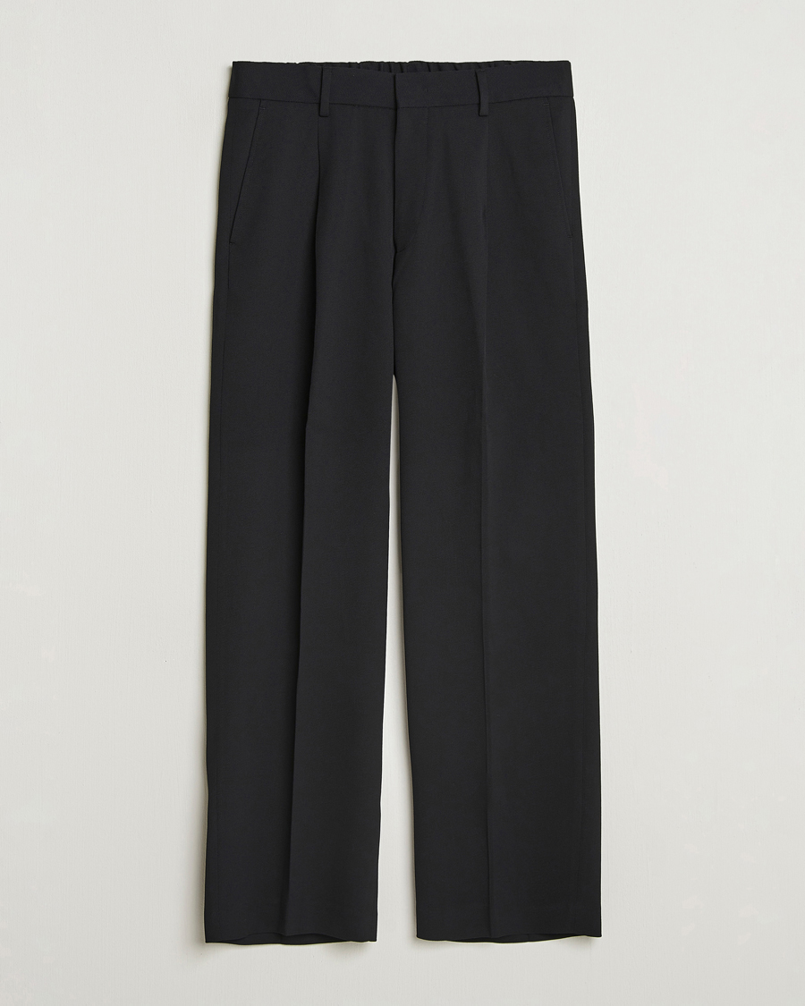Herren | Hosen | NN07 | Kay Relaxed Fit Wool/Tencel Trousers Black