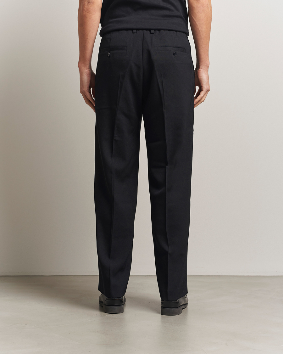 Herren | Hosen | NN07 | Kay Relaxed Fit Wool/Tencel Trousers Black