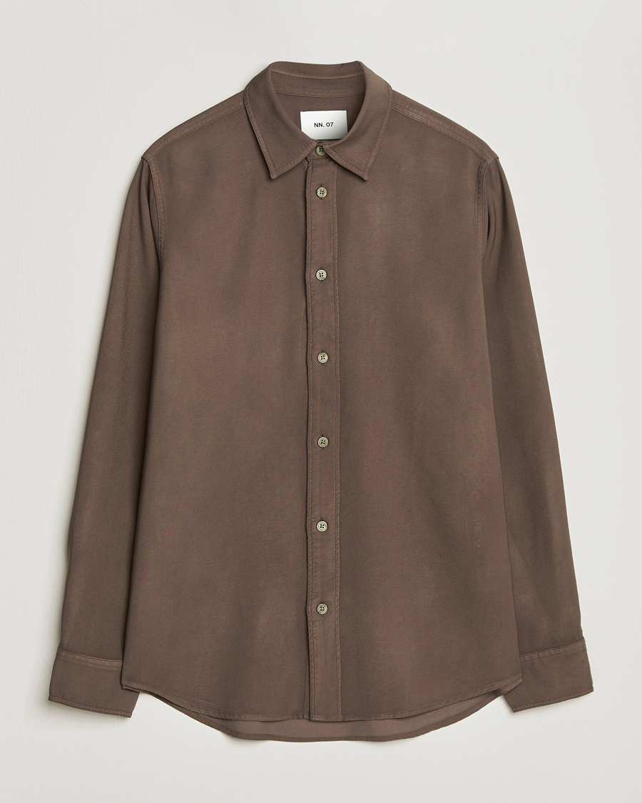 Herren | Hemden | NN07 | Colby Viscose Shirt Mable Husk