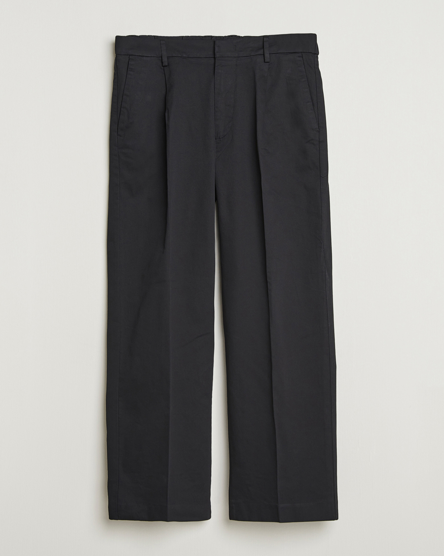Herren | Hosen | NN07 | Kay Relaxed Fit Pleated Trousers Black