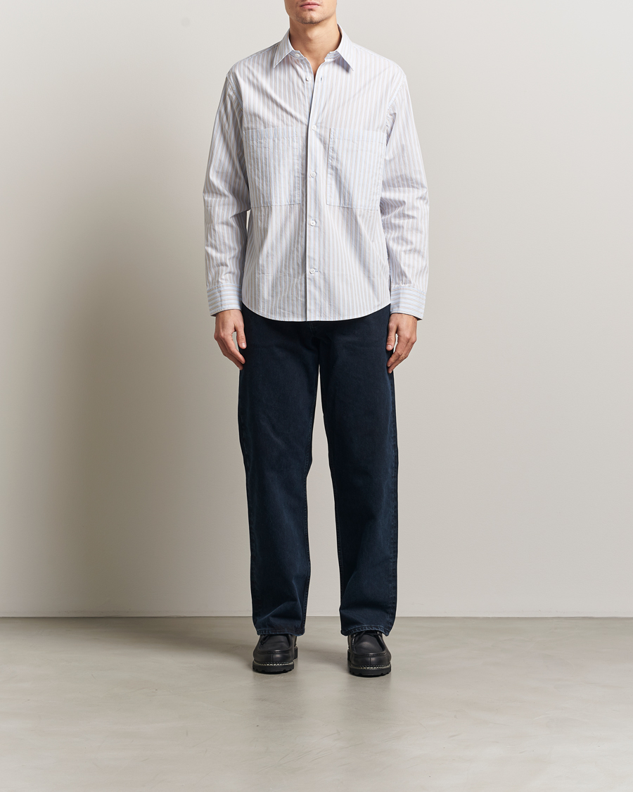 Herren | Hemden | NN07 | Freddy Striped Poplin Shirt Multi
