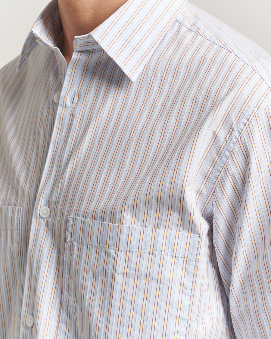 Herren | Hemden | NN07 | Freddy Striped Poplin Shirt Multi