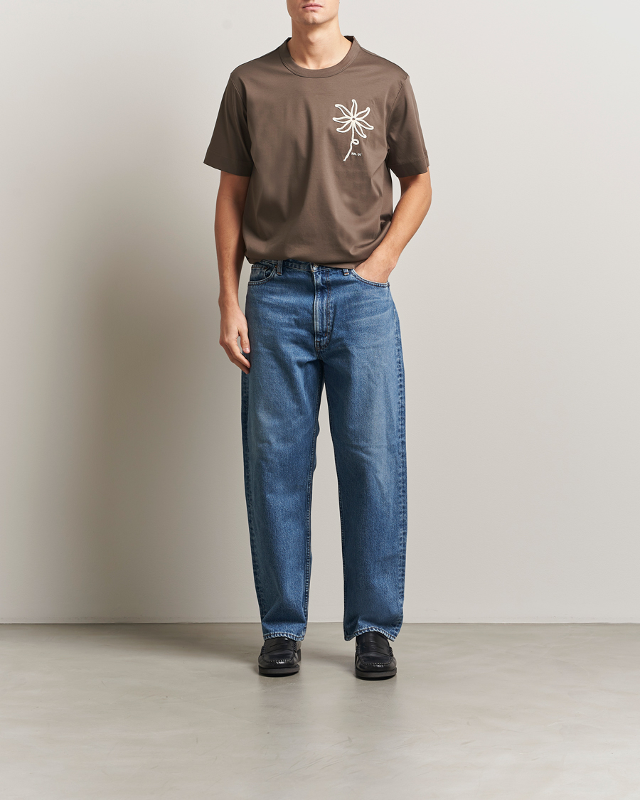 Herren | T-Shirts | NN07 | Pedro Embroidered T-Shirt Mable Husk