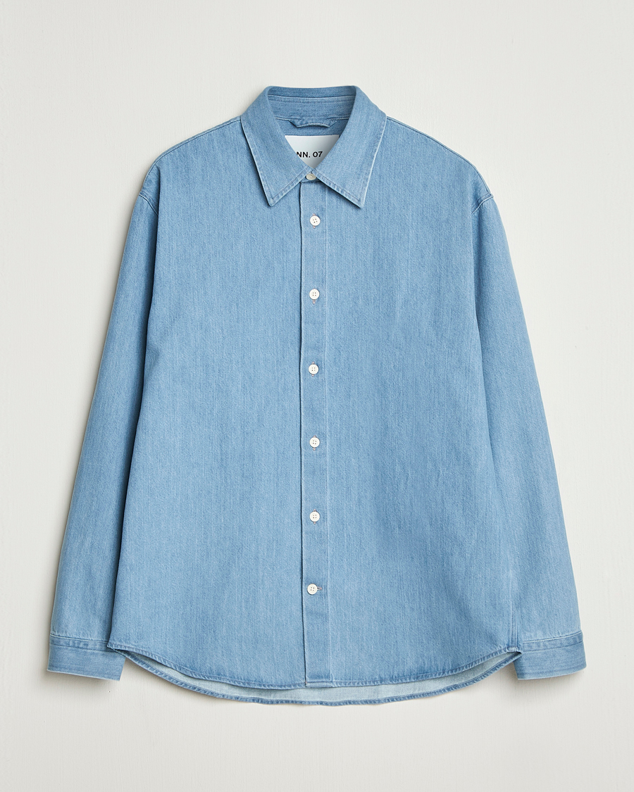 Herren | Hemden | NN07 | Casper Denim Overshirt Blue