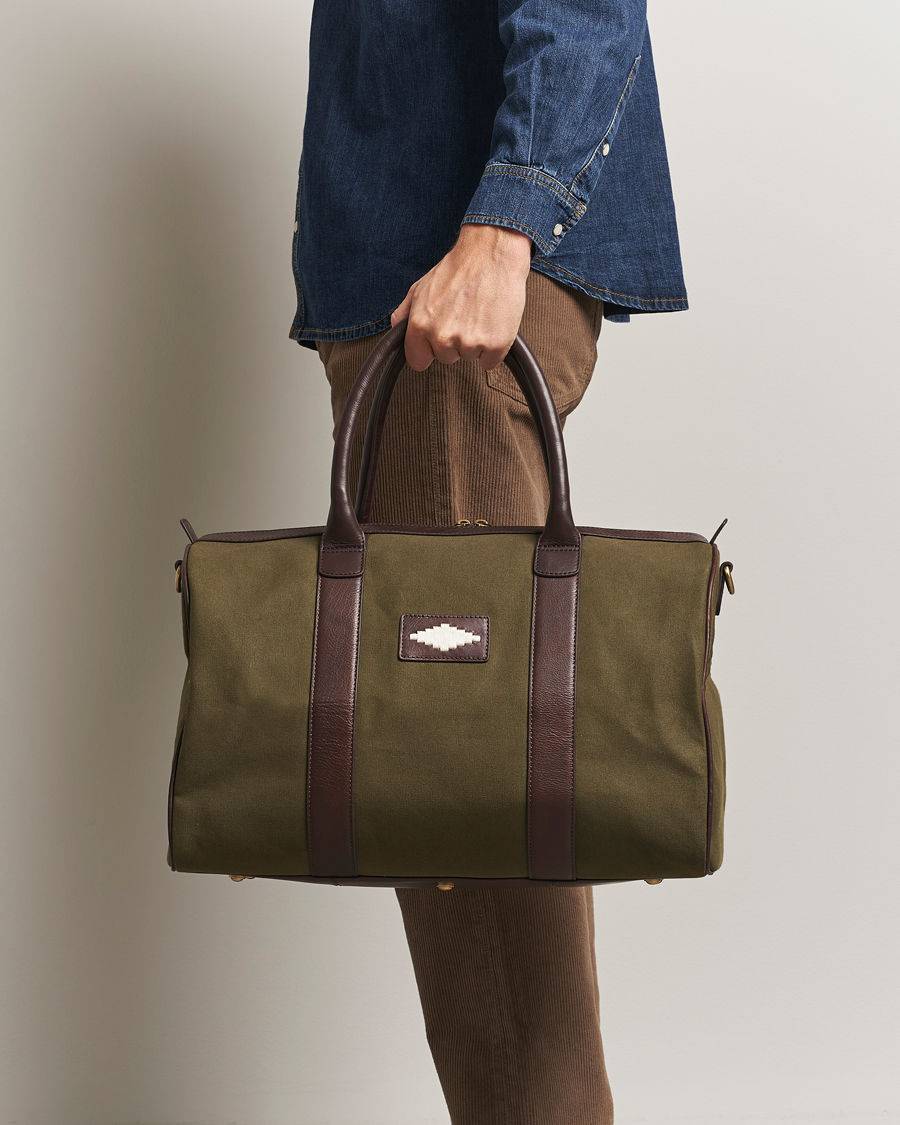 Herren | Taschen | Pampeano | Varon Small Canvas Weekend Bag Forest