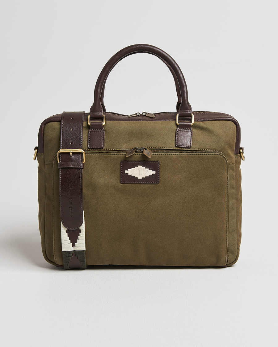 Herren | Taschen | Pampeano | Mensajero Canvas Briefcase Forest
