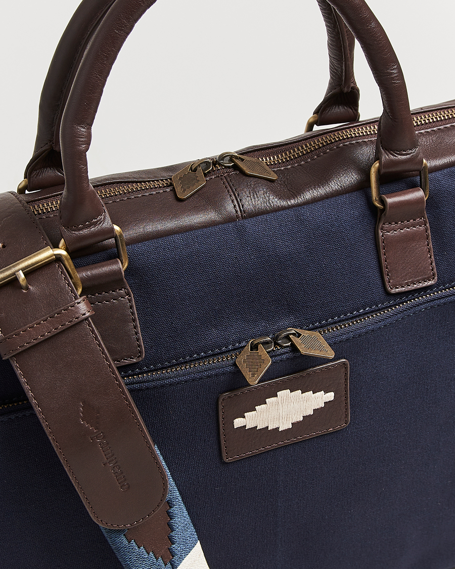 Herren | Pampeano Mensajero Canvas Briefcase Navy | Pampeano | Mensajero Canvas Briefcase Navy