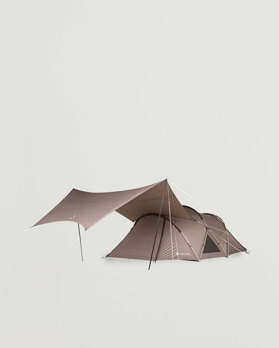 Herren | Outdoor living | Snow Peak | Land Nest Dome Medium Tent & Tarp Set Brown