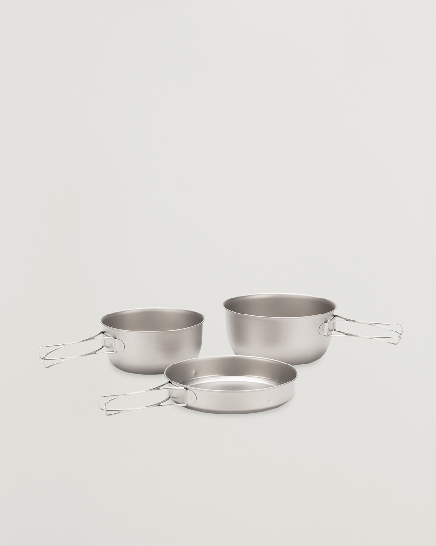 Herren | Outdoor living | Snow Peak | 3 Piece Cookset Titanium