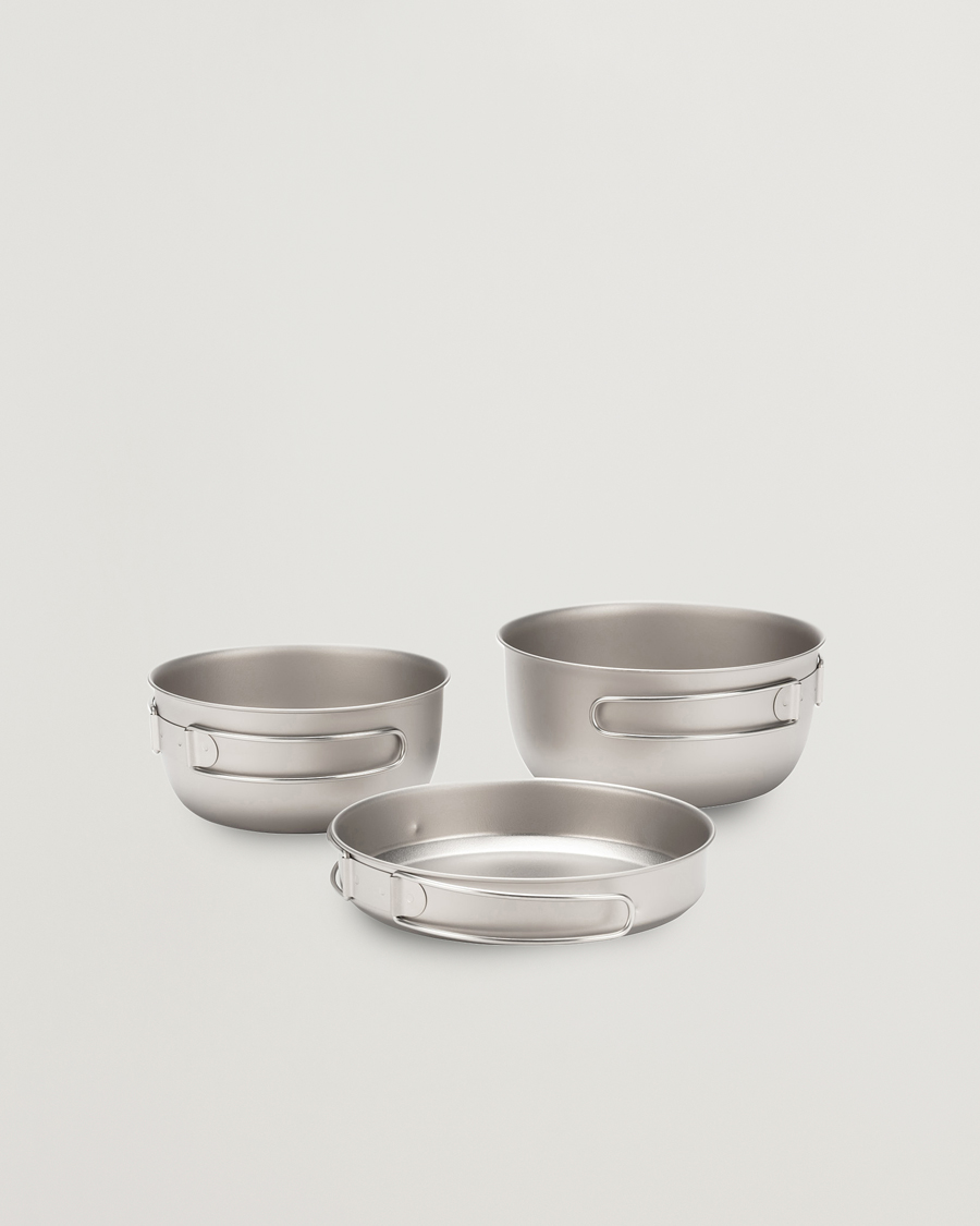 Herren | Outdoor living | Snow Peak | 3 Piece Cookset Titanium