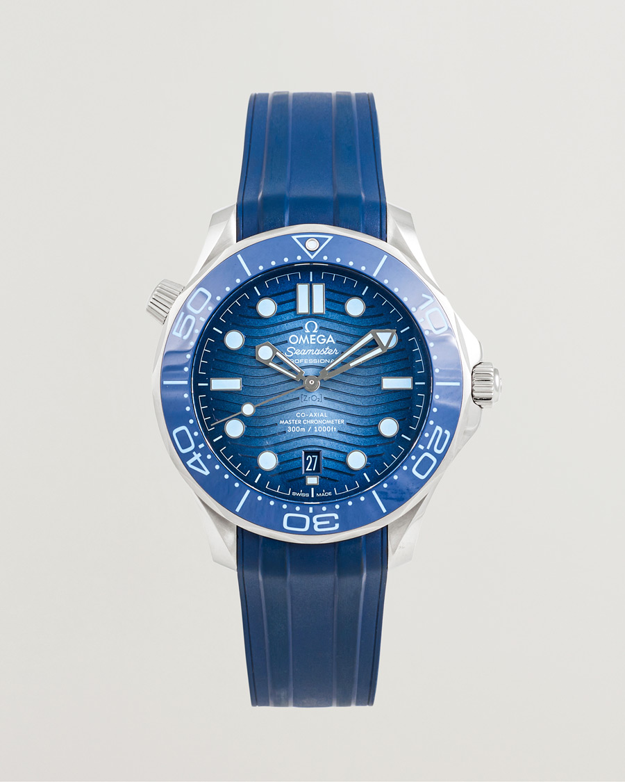 Herren | Pre-Owned & Vintage Watches | Omega Pre-Owned | Summer Blue Seamaster Diver 300m 75th