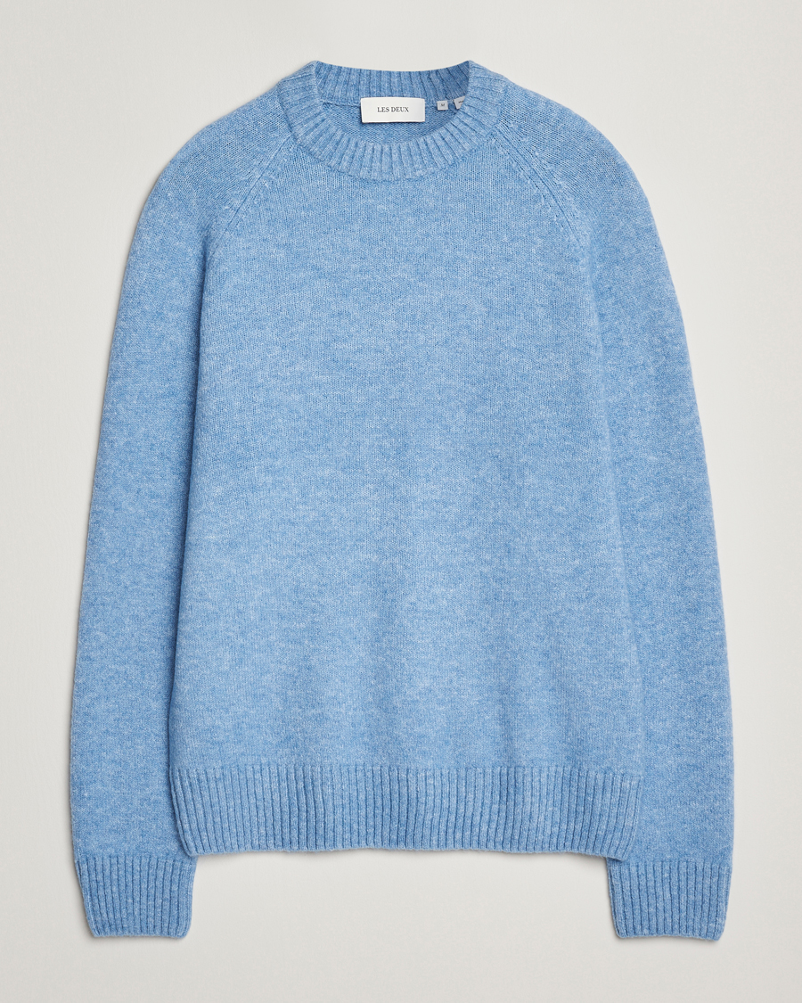 Herren | Pullover | LES DEUX | Gilbert Crew Neck Knit Allure Blue
