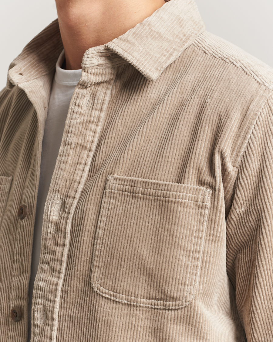 Herren | Hemden | LES DEUX | Kody Corduroy Overshirt Light Sand