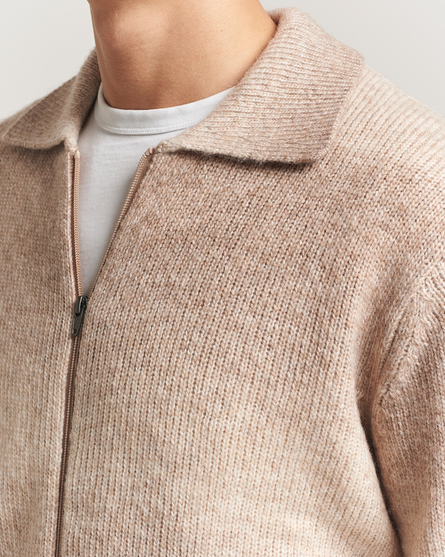 Herren | Pullover | LES DEUX | Gannon Gradient Zipper Cardigan Prairie Sand