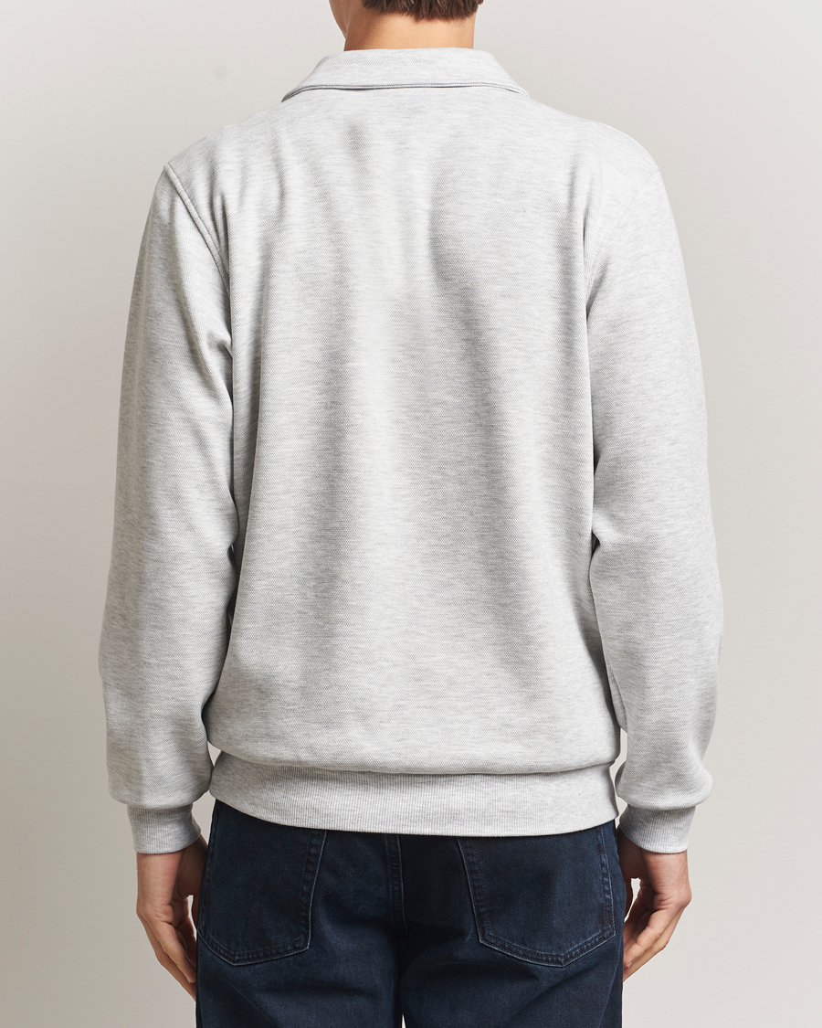 Herren | Pullover | LES DEUX | Ben Polo Pique Sweatshirt Snow Melange
