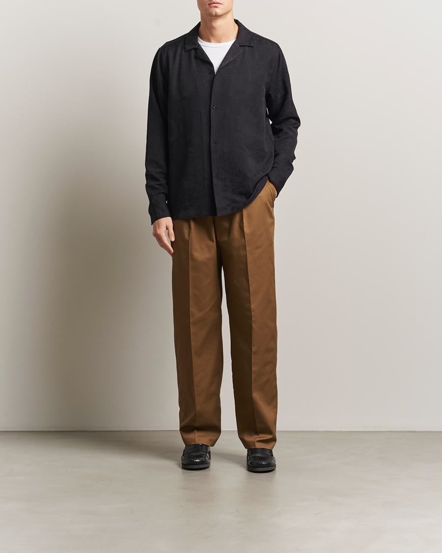Herren | Hosen | LES DEUX | Reece Pleated Heavy Twill Pant Dark Sand