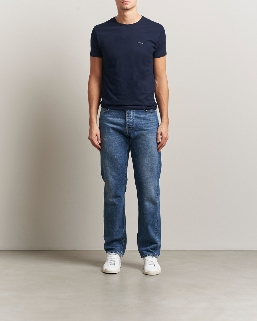 Herren | T-Shirts | Paul Smith | 3-Pack Crew Neck T-Shirt White/Black/Light Blue
