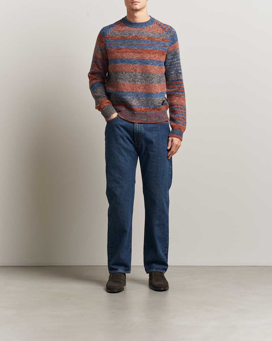 Herren | Pullover | PS Paul Smith | Wool Knitted Striped Sweater Red Multi