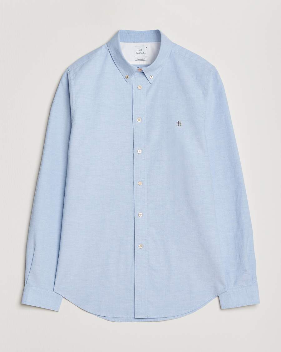 Herren | Hemden | PS Paul Smith | Tailored Fit Embroidered Oxford Shirt Light Blue