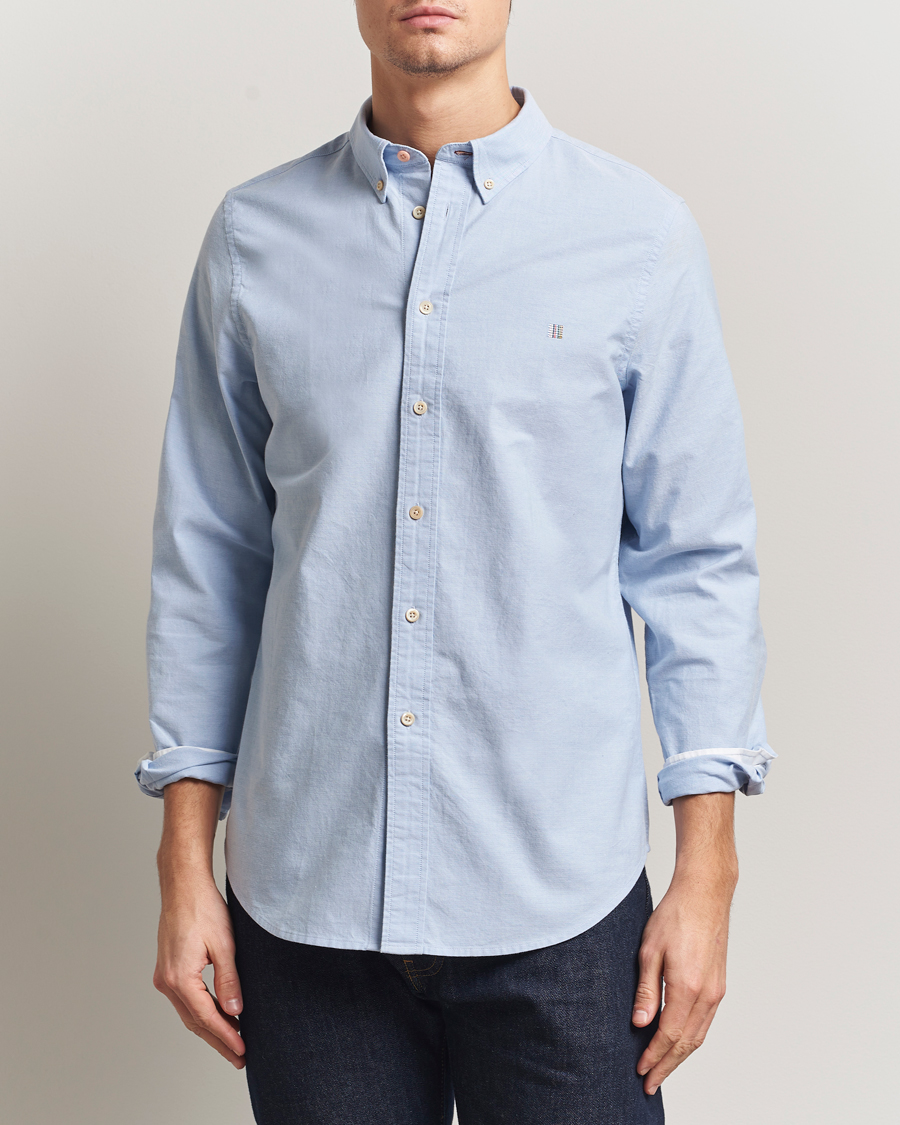 Herren | Hemden | PS Paul Smith | Tailored Fit Embroidered Oxford Shirt Light Blue