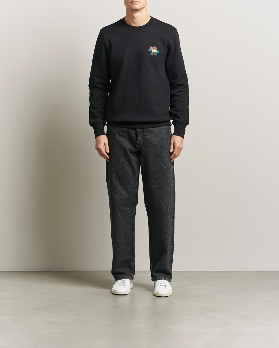 Herren | Pullover | PS Paul Smith | Cloud Zebra Printed Sweatshirt Black