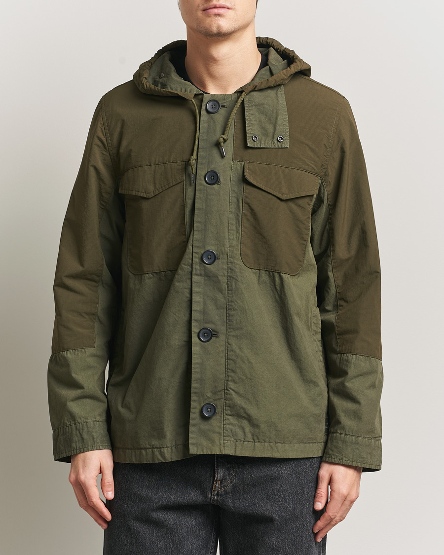 Herren | Jacken | PS Paul Smith | Cotton Ripstop Hooded Jacket Dark Green