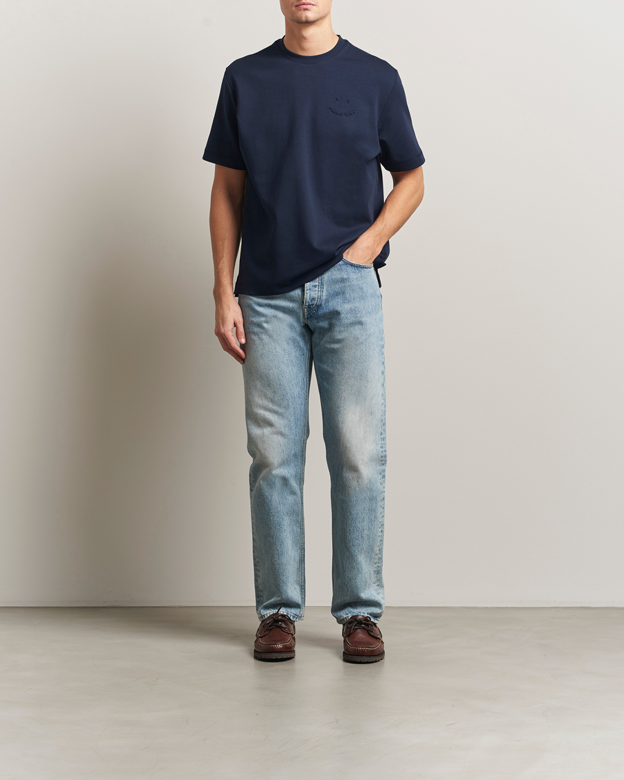 Herren | T-Shirts | PS Paul Smith | Casual Fit Happy T-Shirt Navy