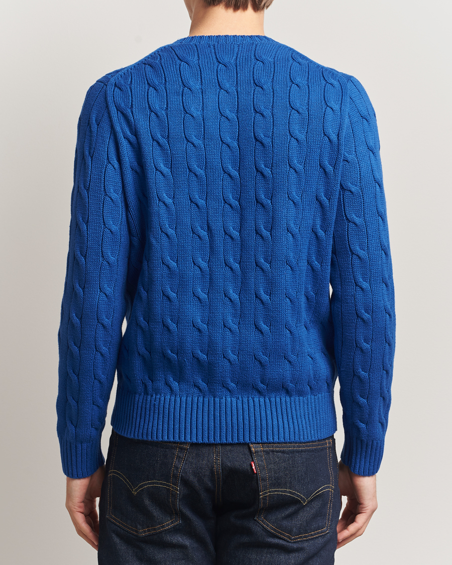 Herren | Pullover | Polo Ralph Lauren | Cotton Cable Flag Sweater Sapphire Star