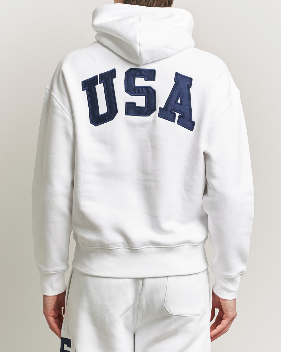 Herren | Pullover | Polo Ralph Lauren | USA Hoodie White