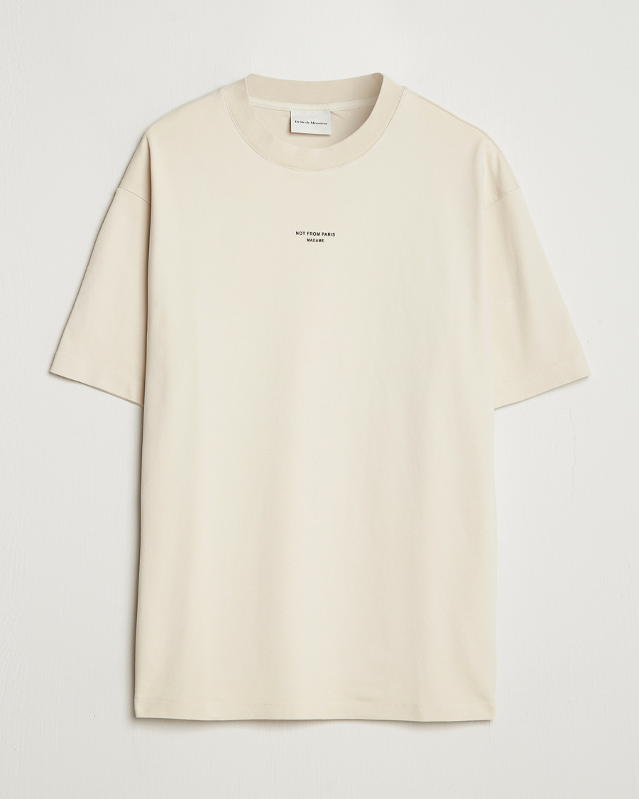 Herren | T-Shirts | Drôle de Monsieur | Classic Slogan T-Shirt Mastic