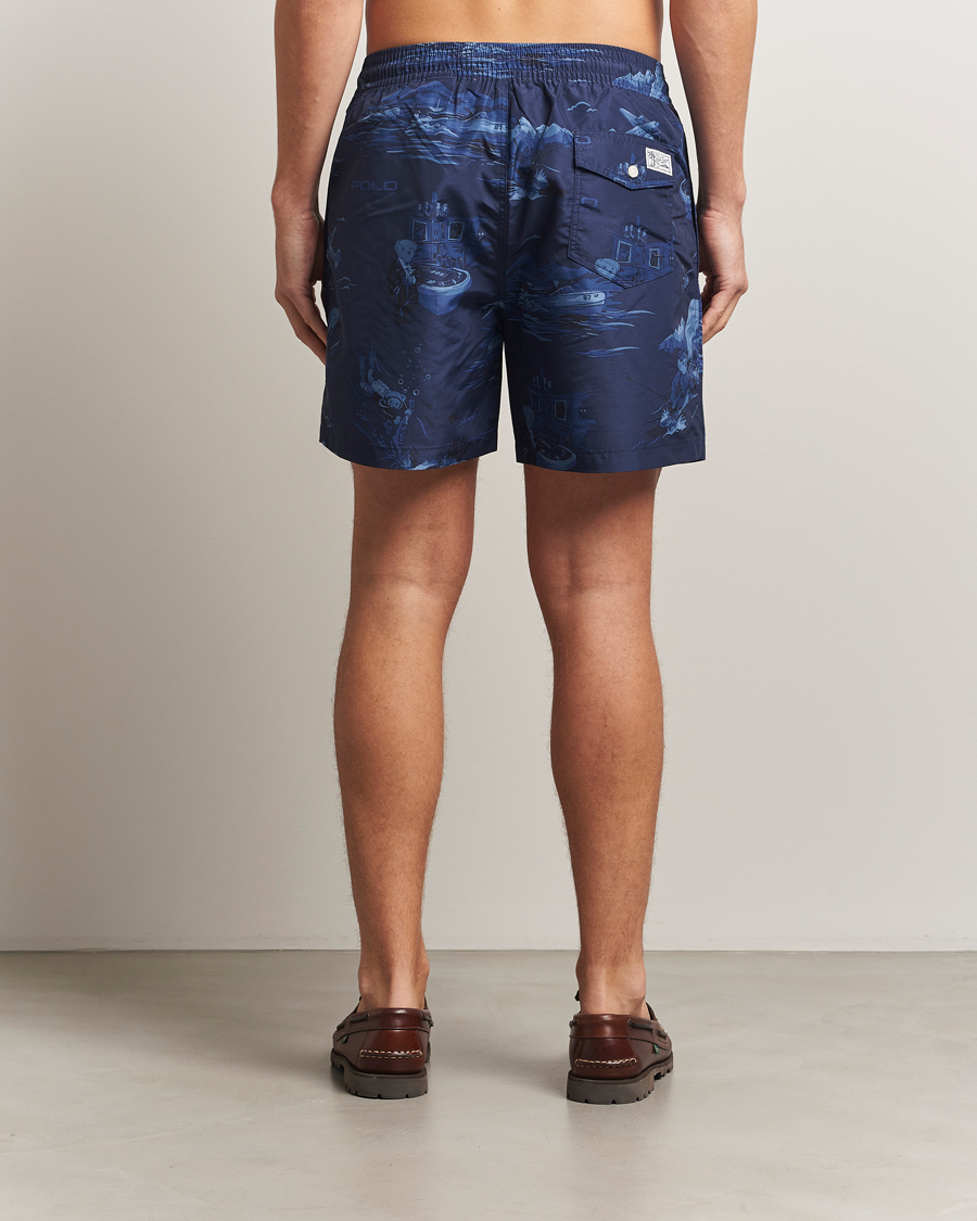 Herren | Badehosen | Polo Ralph Lauren | Traveler Printed Mid Trunk Spy Bear