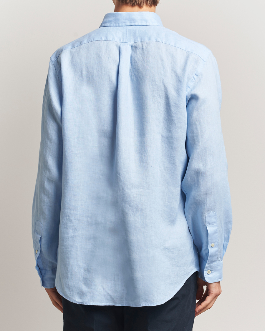 Herren | Hemden | Polo Ralph Lauren | Custom Fit Linen Shirt Office Blue