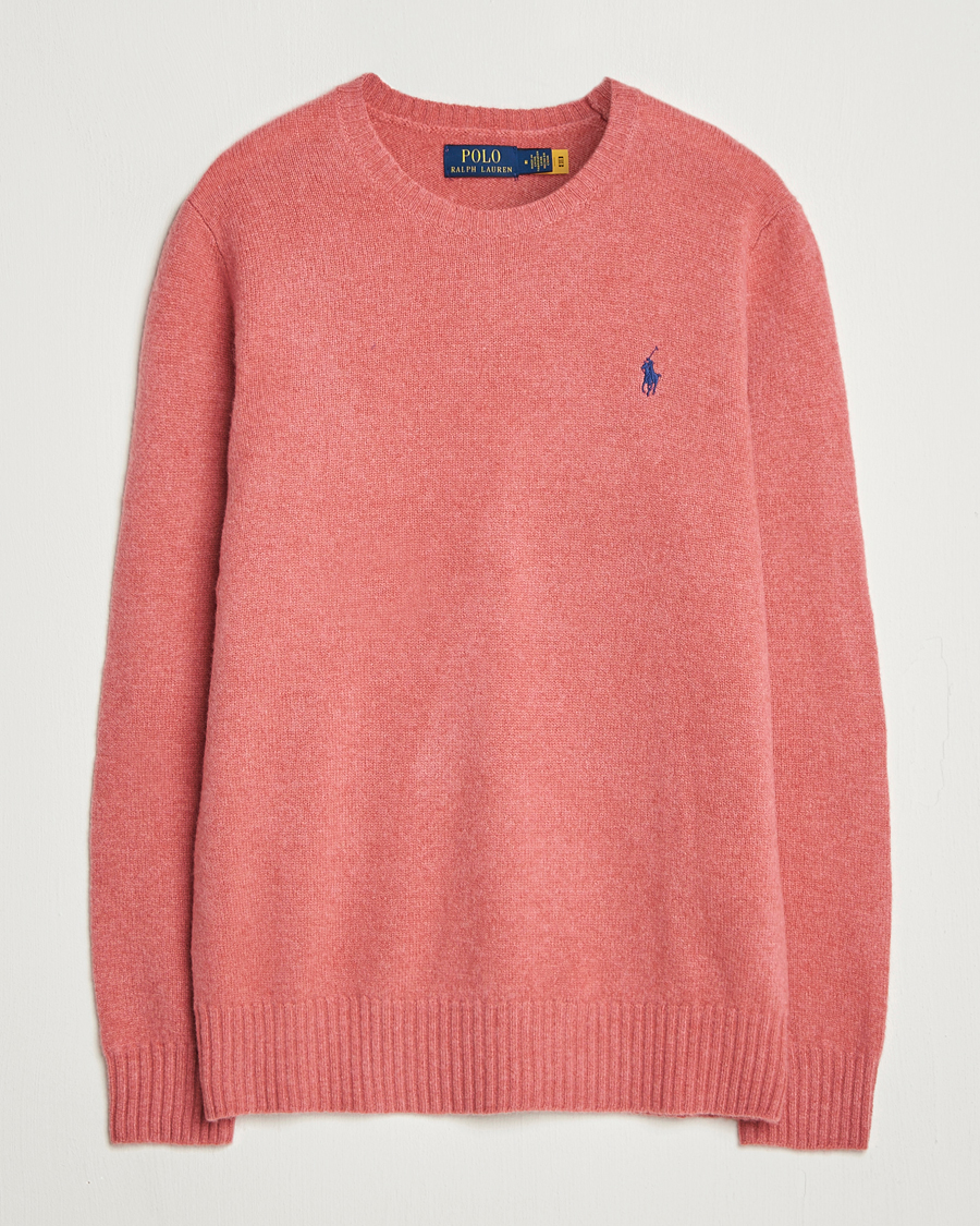 Herren | Pullover | Polo Ralph Lauren | Wool/Cashmere Crew Neck Strawberry Gelato