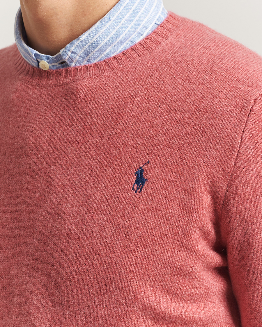 Herren | Pullover | Polo Ralph Lauren | Wool/Cashmere Crew Neck Strawberry Gelato