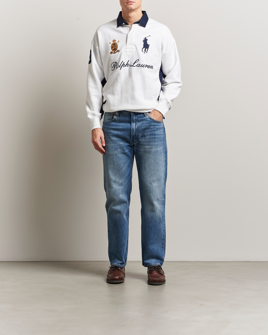 Herren | Pullover | Polo Ralph Lauren | Big Pony Rugby Sweater White